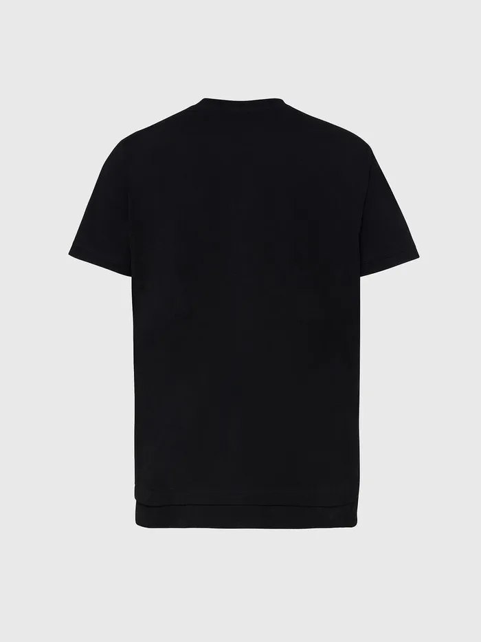 Diesel Tshirts Mens TCHERUBIKNEW2 Black On Sale
