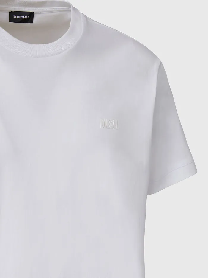 Diesel Tshirts Mens TDIAMANTIKNEW2 White On Sale