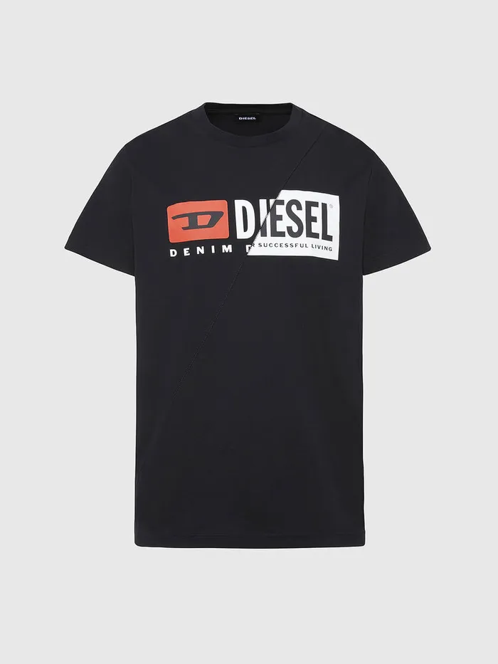 Diesel Tshirts Mens TDIEGOCUTY Black Casaul