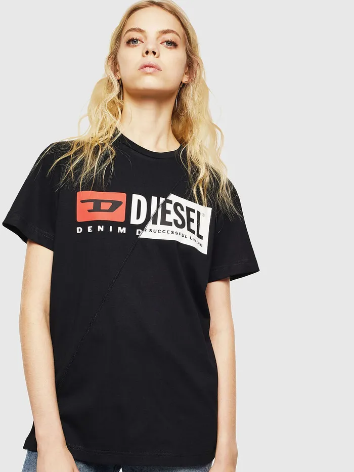 Diesel Tshirts Mens TDIEGOCUTY Black Casaul