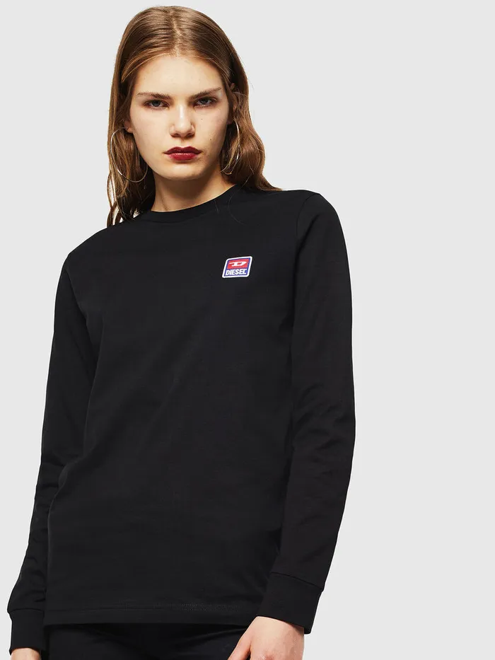Diesel Tshirts Mens TDIEGODIVLS Black Gift 4 You