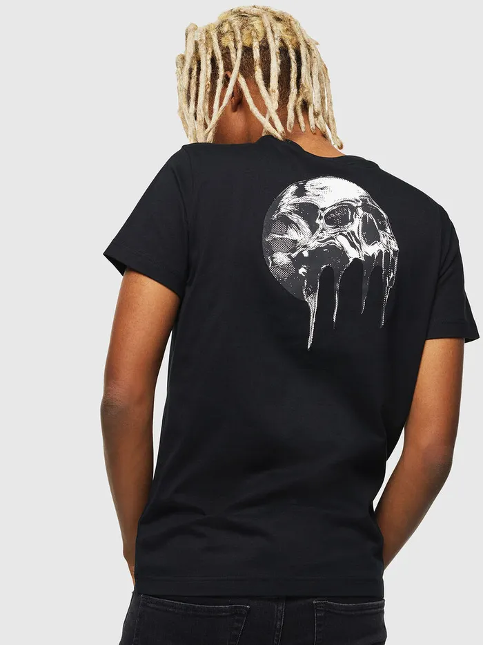 Diesel Tshirts Mens TDIEGOJ10 Black Gift 4 You