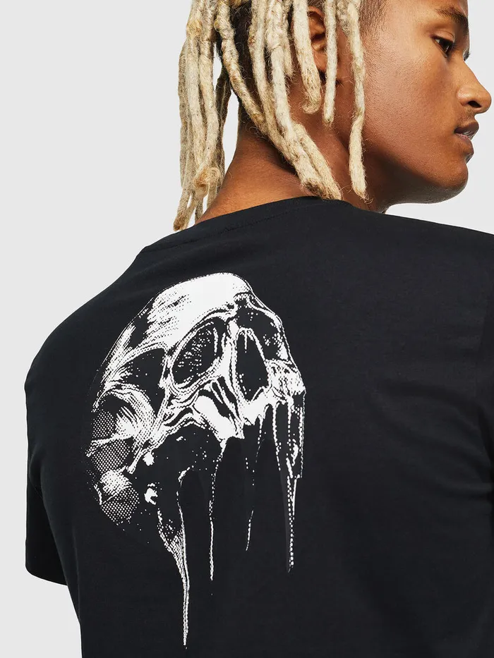 Diesel Tshirts Mens TDIEGOJ10 Black Gift 4 You