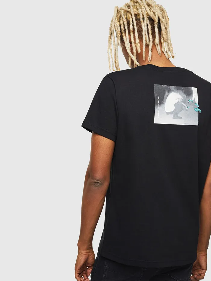 Diesel Tshirts Mens TDIEGOJ20 Black Online