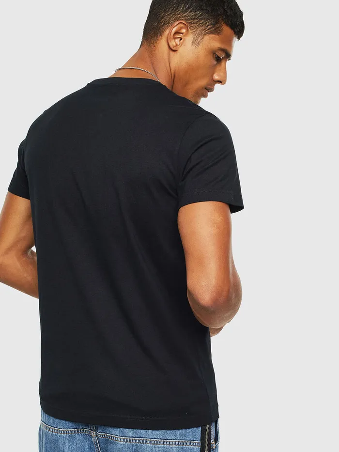 Diesel Tshirts Mens TDIEGOS13 Black Gift for Friend