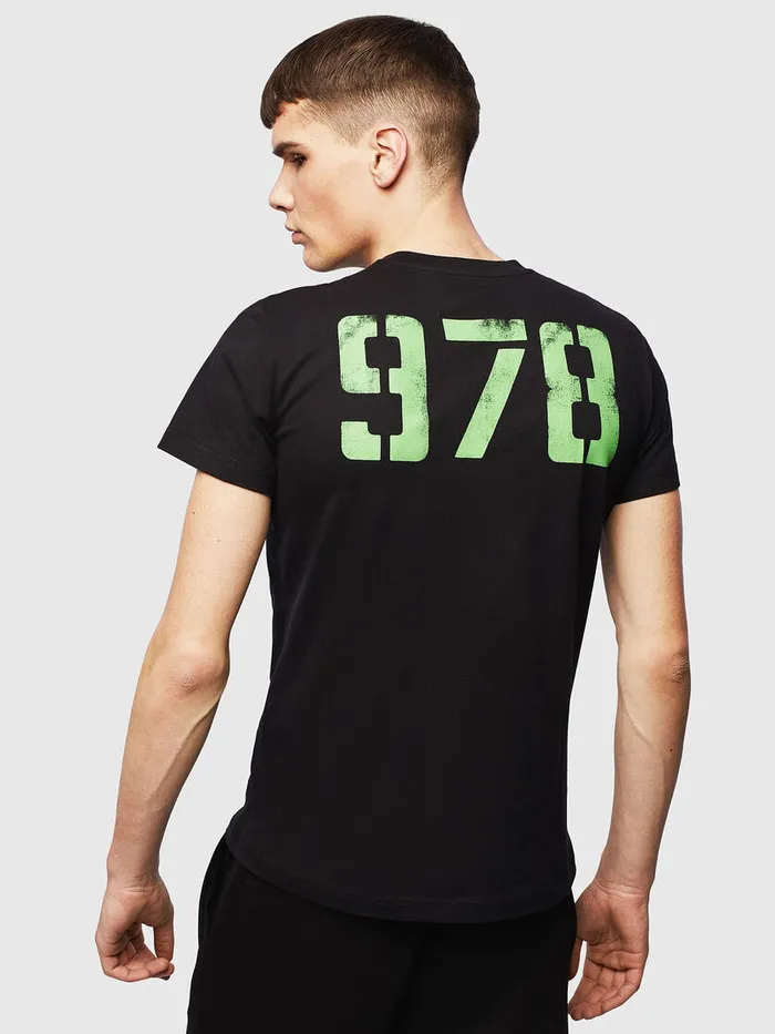 Diesel Tshirts Mens TDIEGOS2 Black For Sale