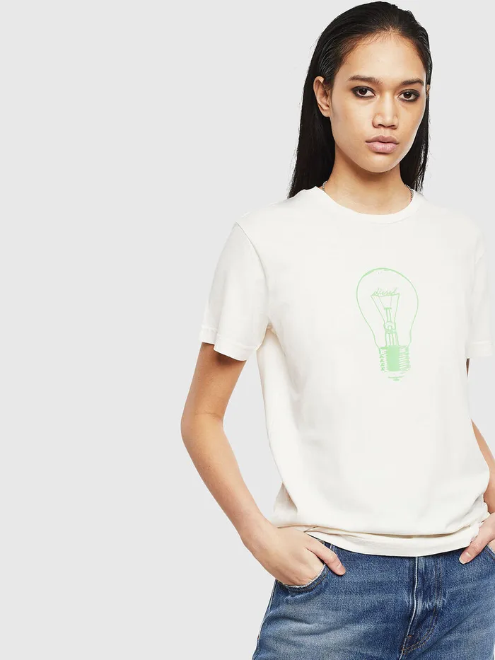 Diesel Tshirts Mens TDIEGOS9 White Near Me