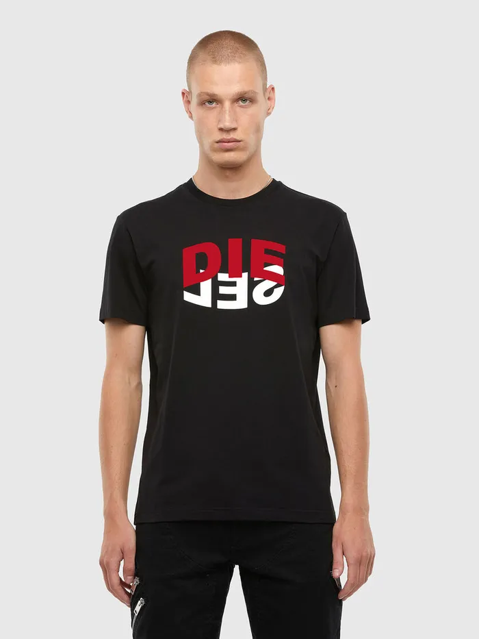 Diesel Tshirts Mens TDIEGOSN22 Black Near Me