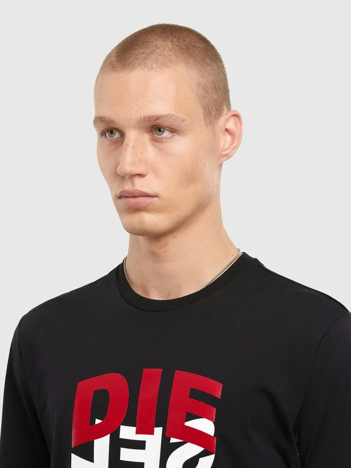 Diesel Tshirts Mens TDIEGOSN22 Black Near Me