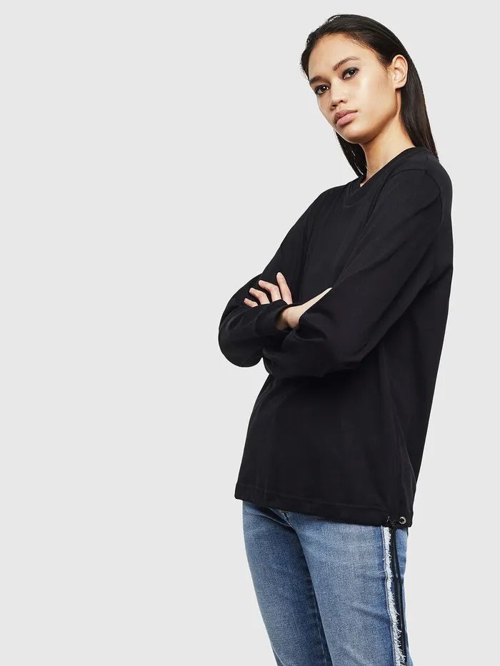 Diesel Tshirts Mens THUSTYLS Black Gift Ideas