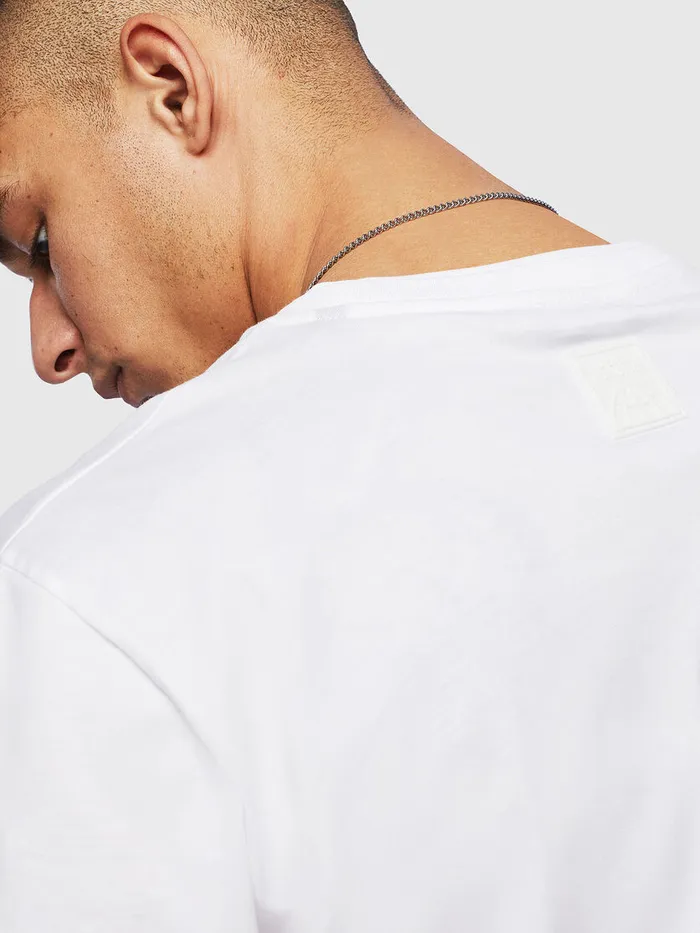 Diesel Tshirts Mens THUSTY White For Sale