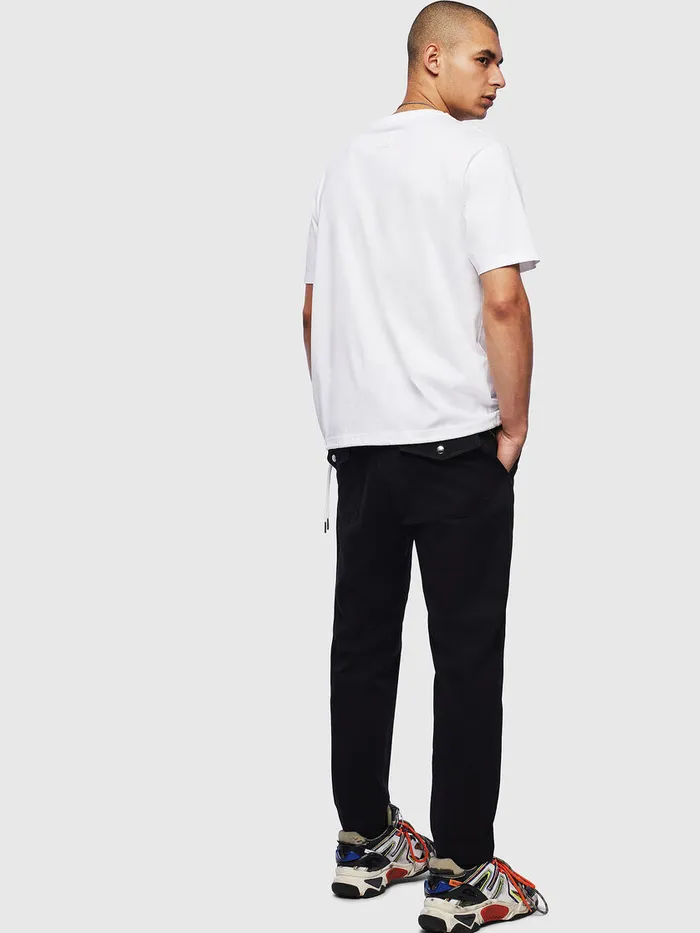 Diesel Tshirts Mens THUSTY White For Sale