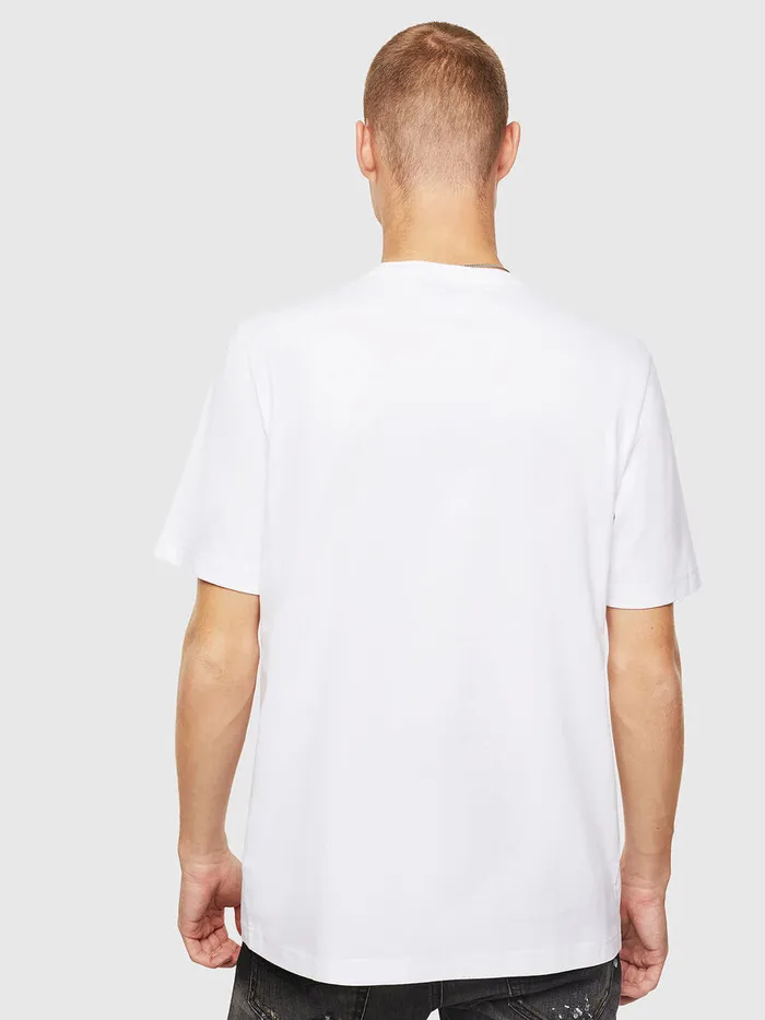 Diesel Tshirts Mens TJUSTJ20 White Gift 4 You