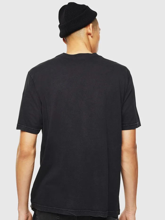 Diesel Tshirts Mens TJUSTJ3 Black For Sale