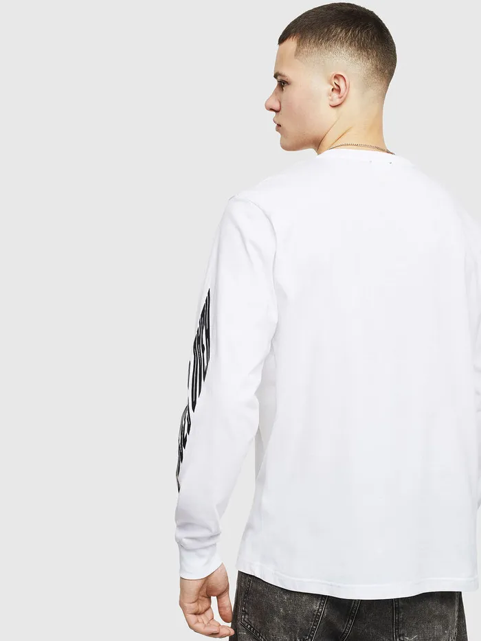 Diesel Tshirts Mens TJUSTLST13 White Cheap On Sale