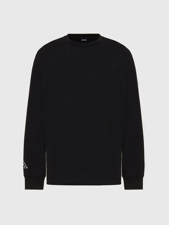 Diesel Tshirts Mens TJUSTLSX90 Black On Sale