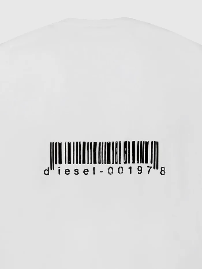 Diesel Tshirts Mens TJUSTLSX90 White Gift 4 You