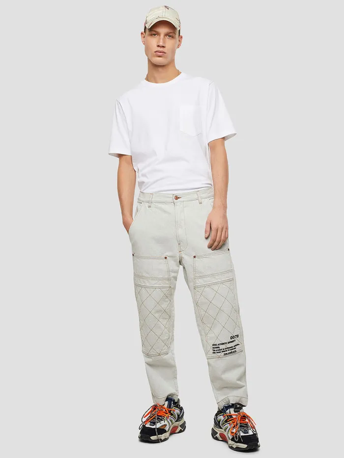 Diesel Tshirts Mens TJUSTPOCKETT17 White Online