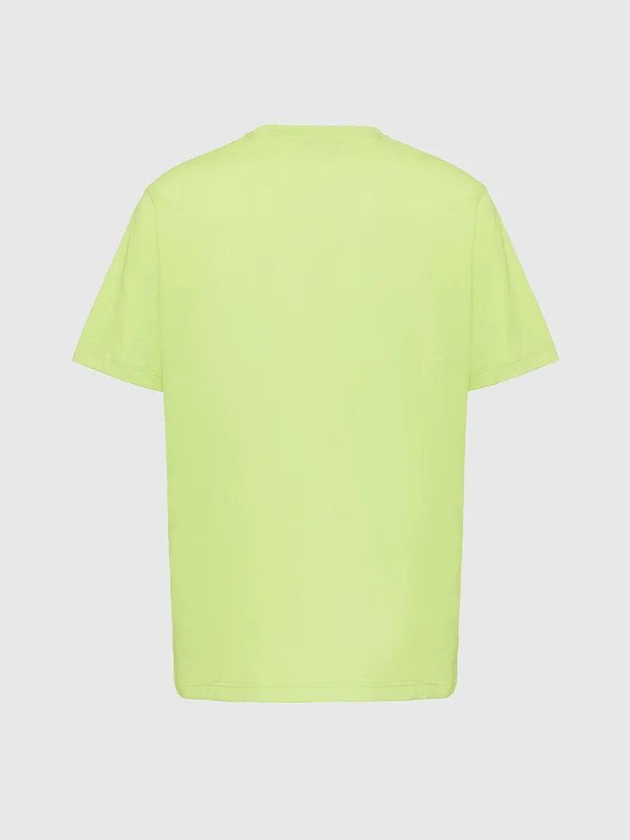 Diesel Tshirts Mens TJUSTSLITSX85 Green Fluo Cheap On Sale