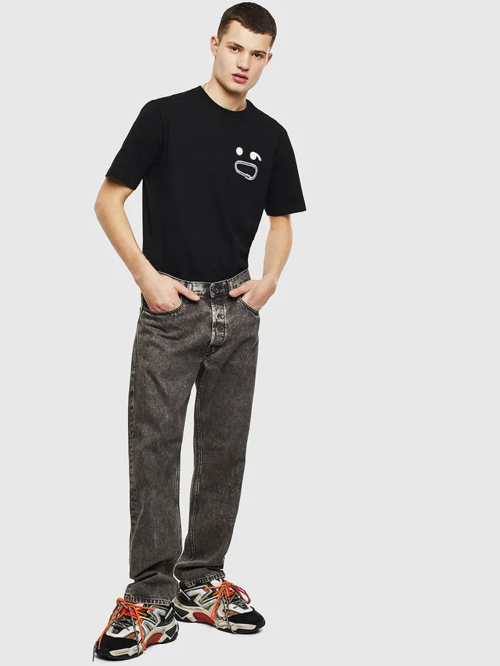 Diesel Tshirts Mens TJUSTT14 Black Online