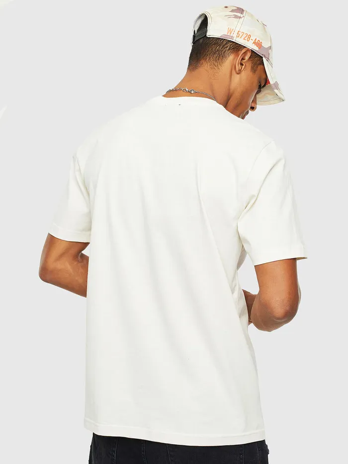 Diesel Tshirts Mens TJUSTT14 White Near Me