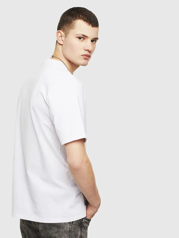 Diesel Tshirts Mens TJUSTT18 White Online