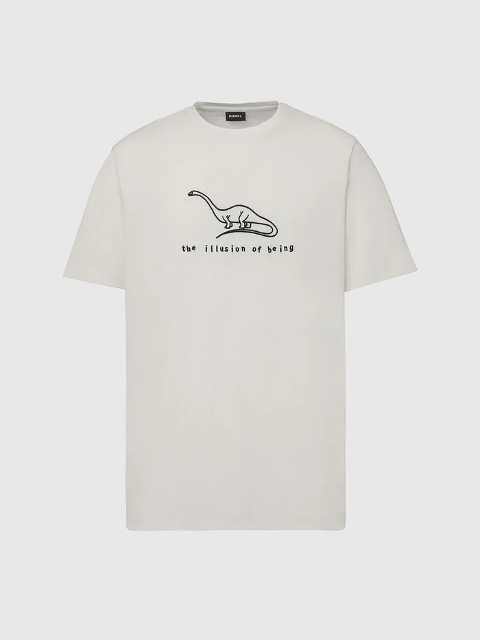 Diesel Tshirts Mens TJUSTX61 White Cheap On Sale