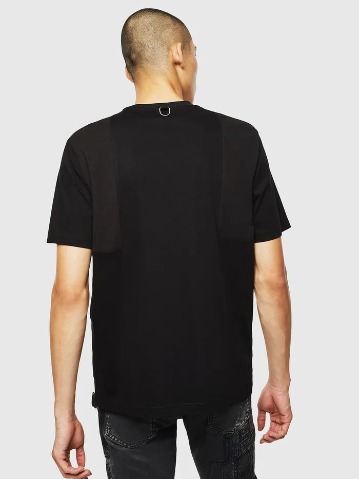 Diesel Tshirts Mens TTOMI Black For Sale