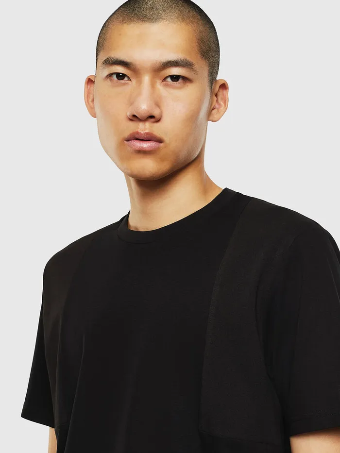 Diesel Tshirts Mens TTOMI Black For Sale