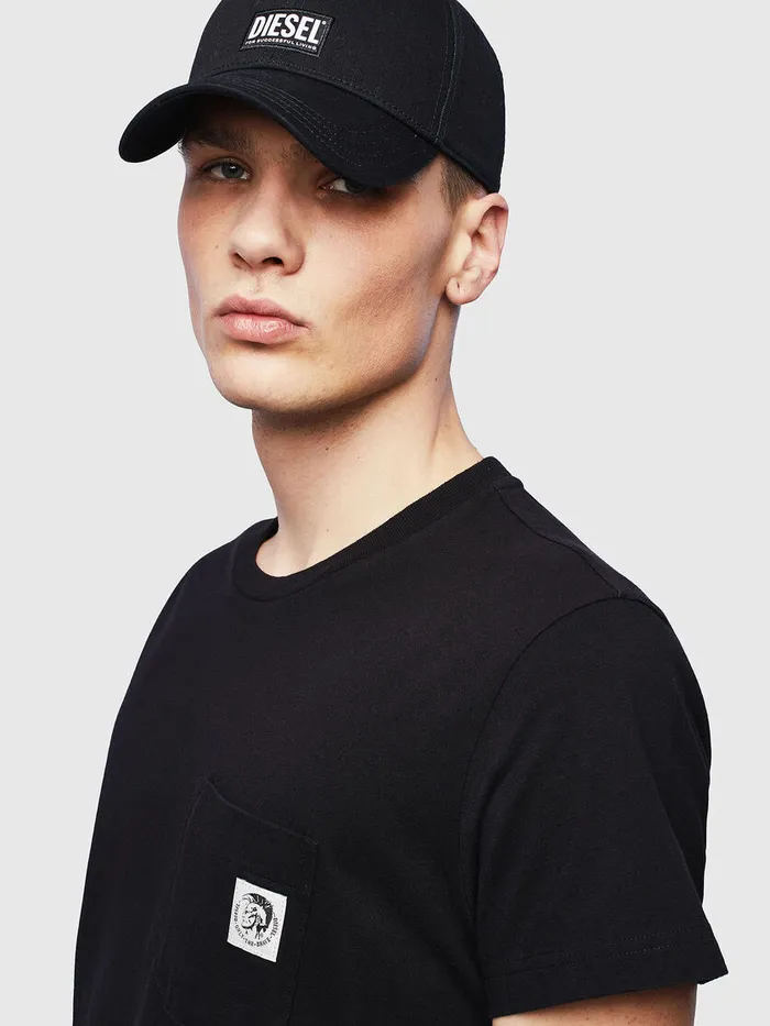 Diesel Tshirts Mens TWORKYMOHIS1 Black Near Me
