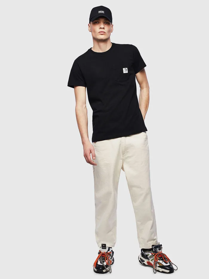 Diesel Tshirts Mens TWORKYMOHIS1 Black Near Me