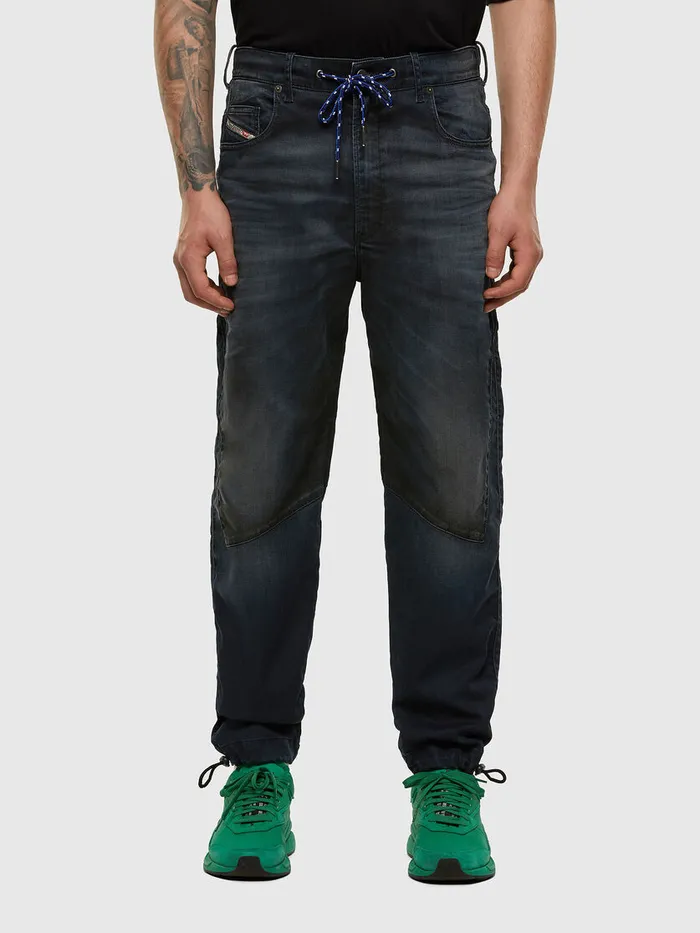 Diesel Tapered Mens DSkint JoggJeans 069PE Dark Blue Gift for Friend