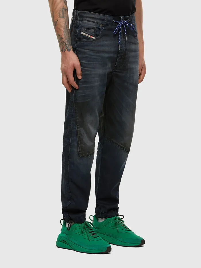 Diesel Tapered Mens DSkint JoggJeans 069PE Dark Blue Gift for Friend
