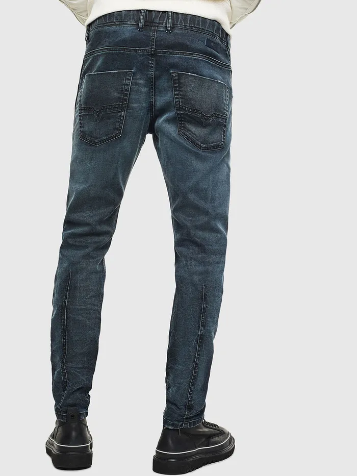 Diesel Tapered Mens Krooley JoggJeans 069MD Dark Blue Gift for Friend