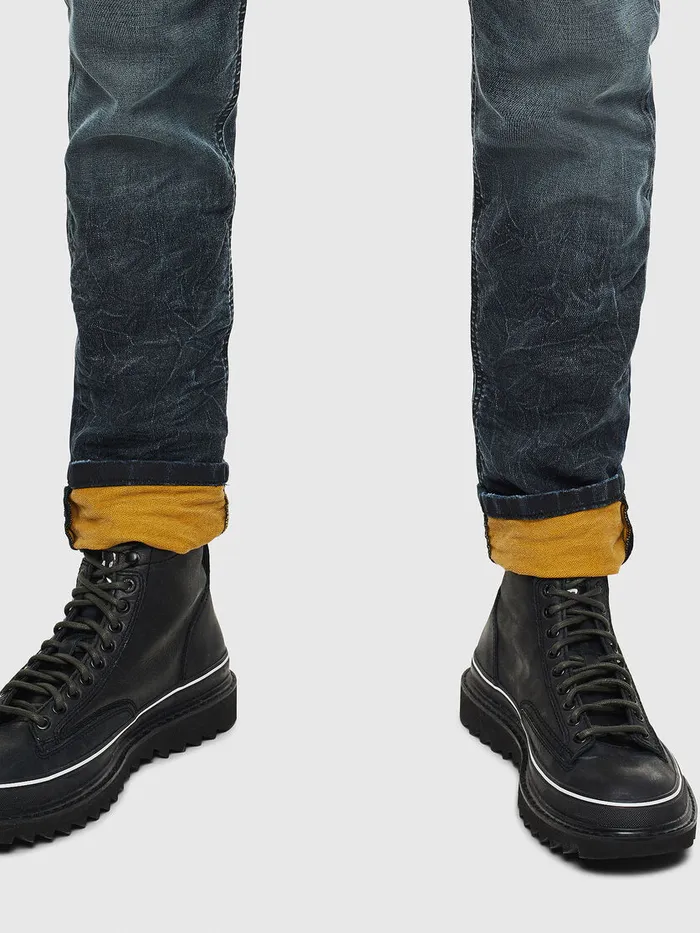 Diesel Tapered Mens Krooley JoggJeans 069MD Dark Blue Gift for Friend