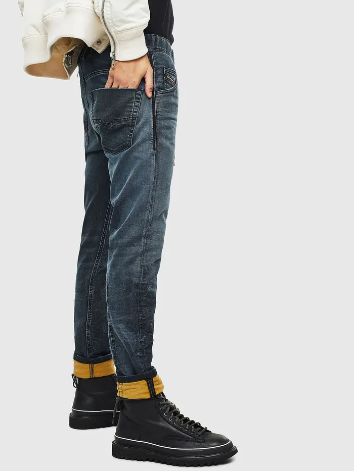 Diesel Tapered Mens Krooley JoggJeans 069MD Dark Blue Gift for Friend