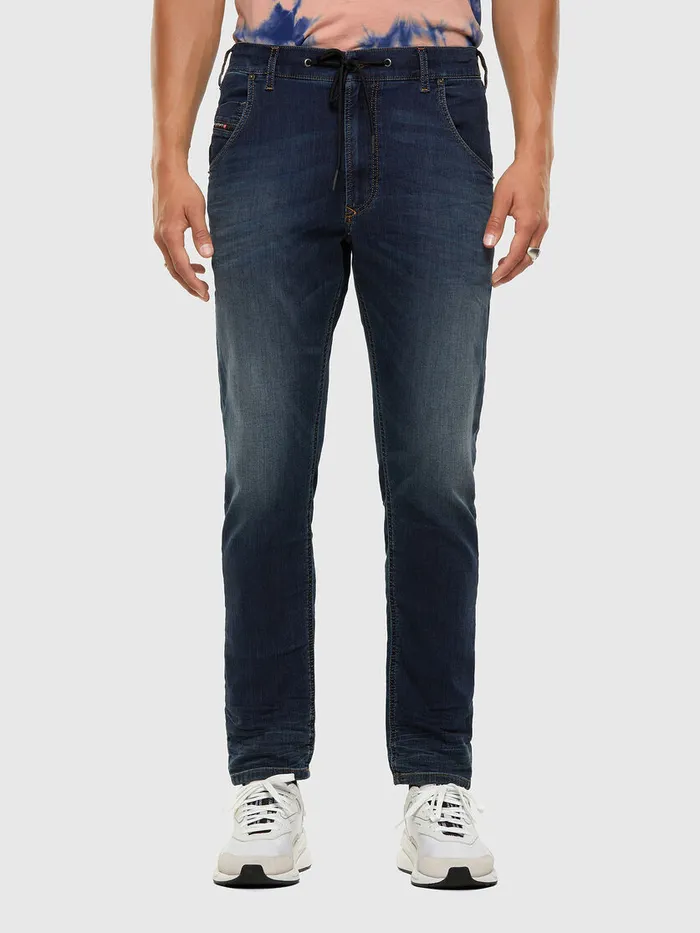 Diesel Tapered Mens Krooley JoggJeans 069NE Dark Blue Gift Ideas