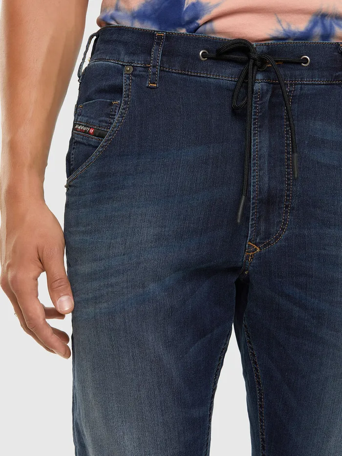 Diesel Tapered Mens Krooley JoggJeans 069NE Dark Blue Gift Ideas