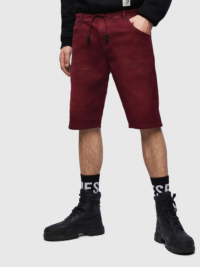 Diesel Trousers and Shorts Mens DKROOSHORT JOGGJEANS Brown Gift Ideas