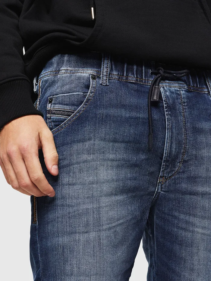 Diesel Trousers and Shorts Mens DKROOSHORT JOGGJEANS Dark Blue Gift 4 You