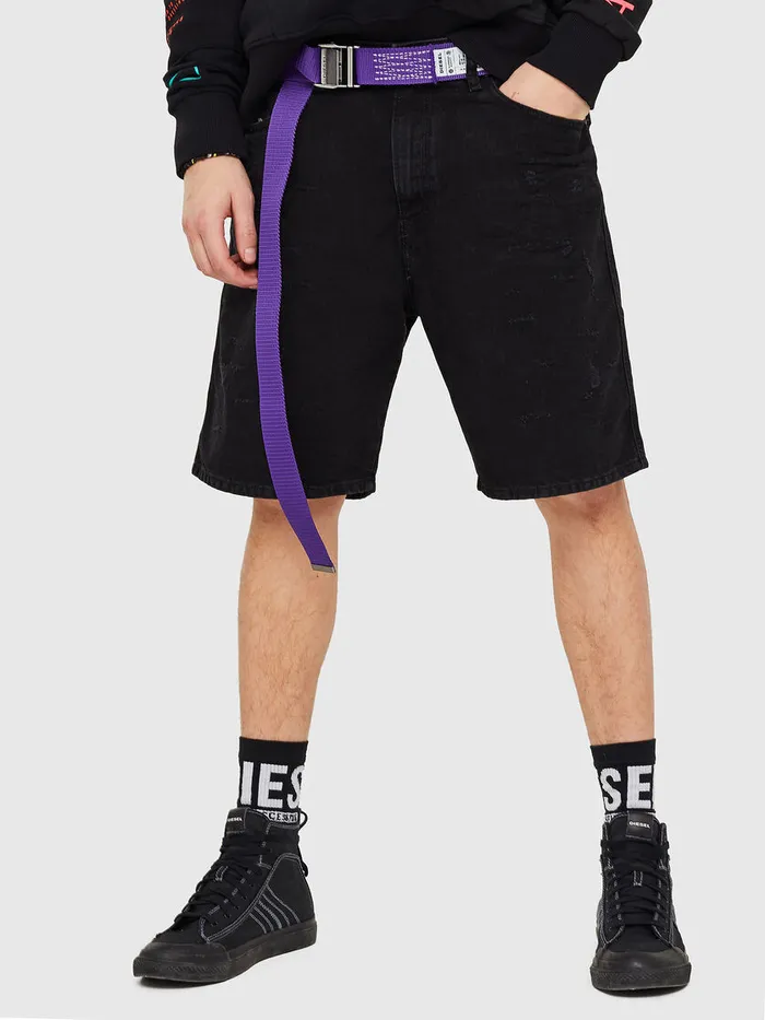 Diesel Trousers and Shorts Mens DWILLOH BlackDark grey Gift Ideas