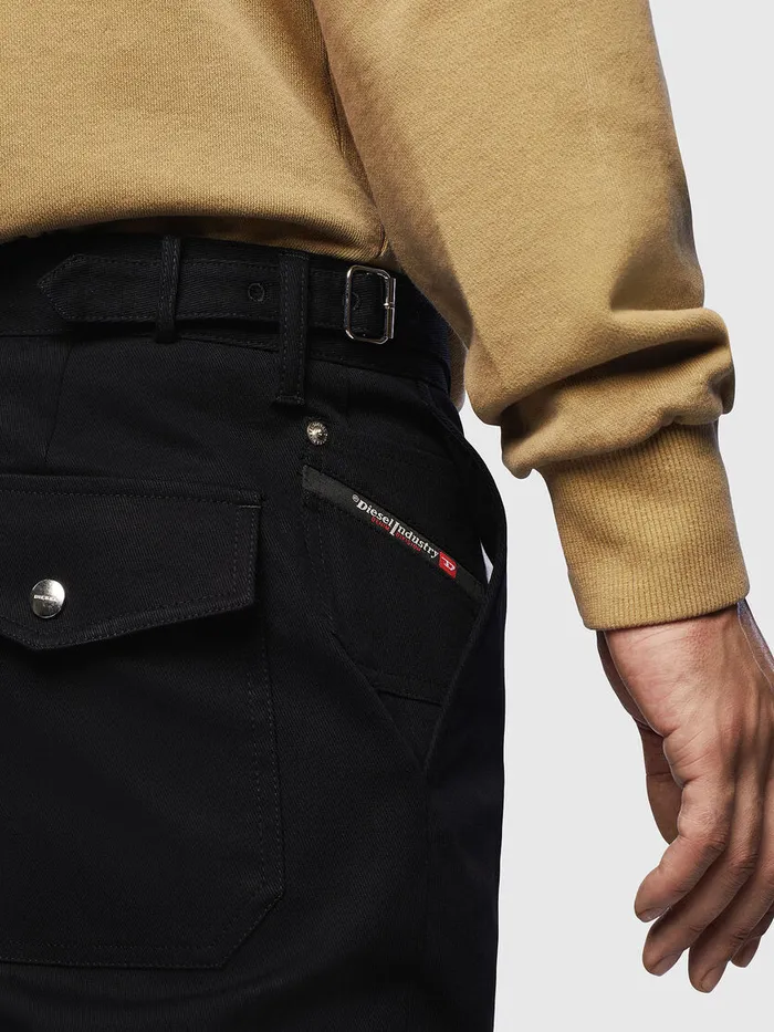 Diesel Trousers and Shorts Mens PCHARLIE Black For Sale