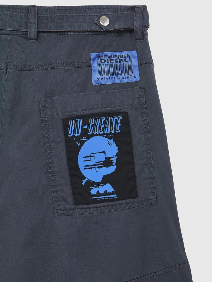 Diesel Trousers and Shorts Mens PDUGASHO Dark grey Online