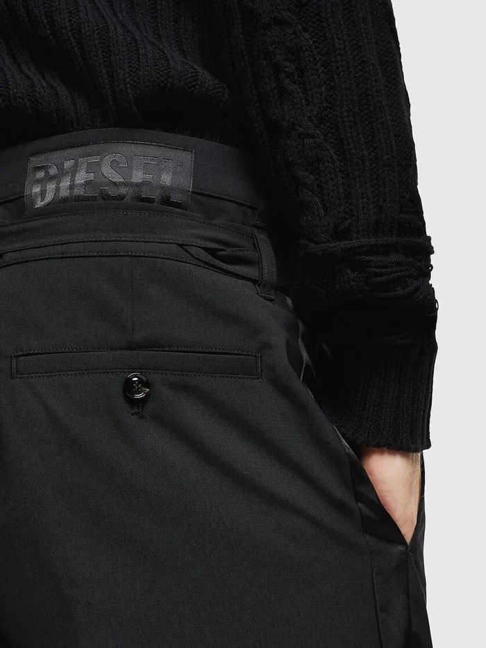 Diesel Trousers and Shorts Mens PHOOKY Black Gift for Friend