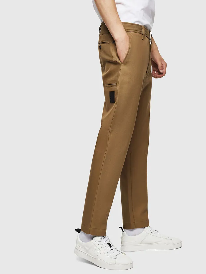 Diesel Trousers and Shorts Mens PJAREDNL Light Brown Cheap On Sale