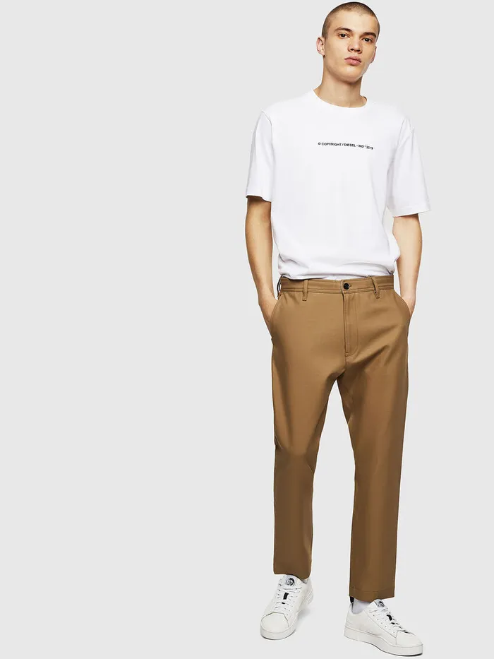 Diesel Trousers and Shorts Mens PJAREDNL Light Brown Cheap On Sale