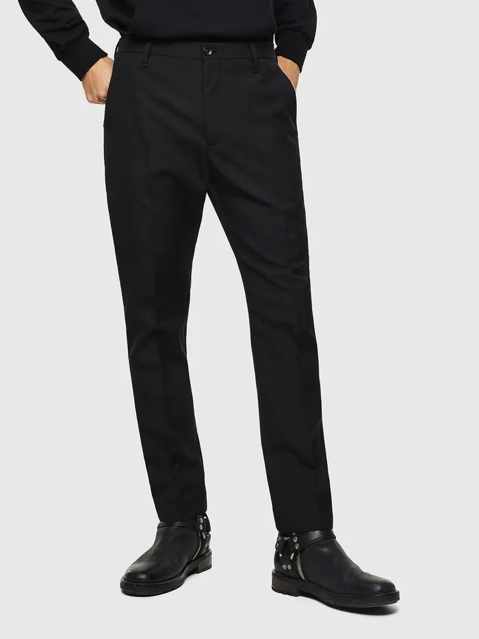 Diesel Trousers and Shorts Mens PJAREDWOOL Black Near Me