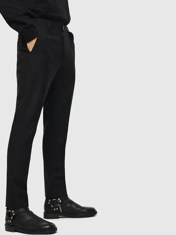 Diesel Trousers and Shorts Mens PJAREDWOOL Black Near Me