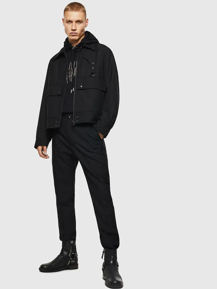 Diesel Trousers and Shorts Mens PJAREDWOOL Black Near Me