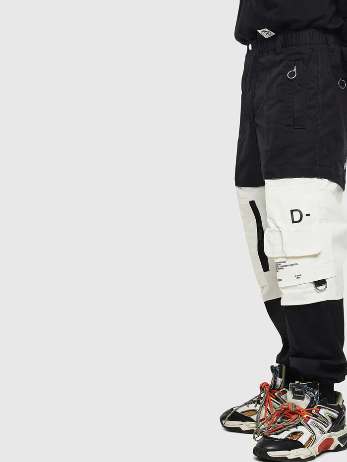 Diesel Trousers and Shorts Mens PMELTY BlackWhite Online